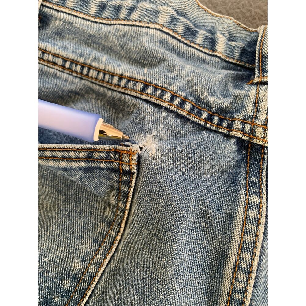 Vintage Bill Blass Jeans Easy Fit Mom Taper Fit Size 14 Blue Denim Retro 90s - Picture 9 of 13